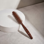 برس گرد حالت‌دهنده مو مدل Vent Brush طرح چوب - تصویر 2