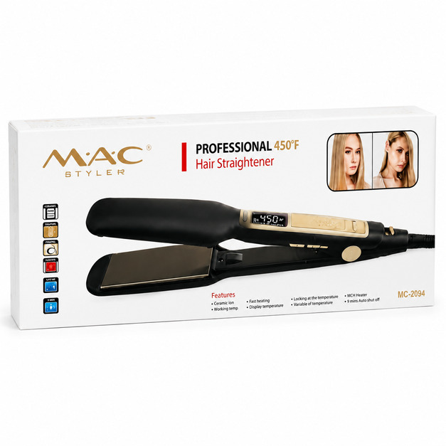 اتو مو حرفه‌ای MAC Styler