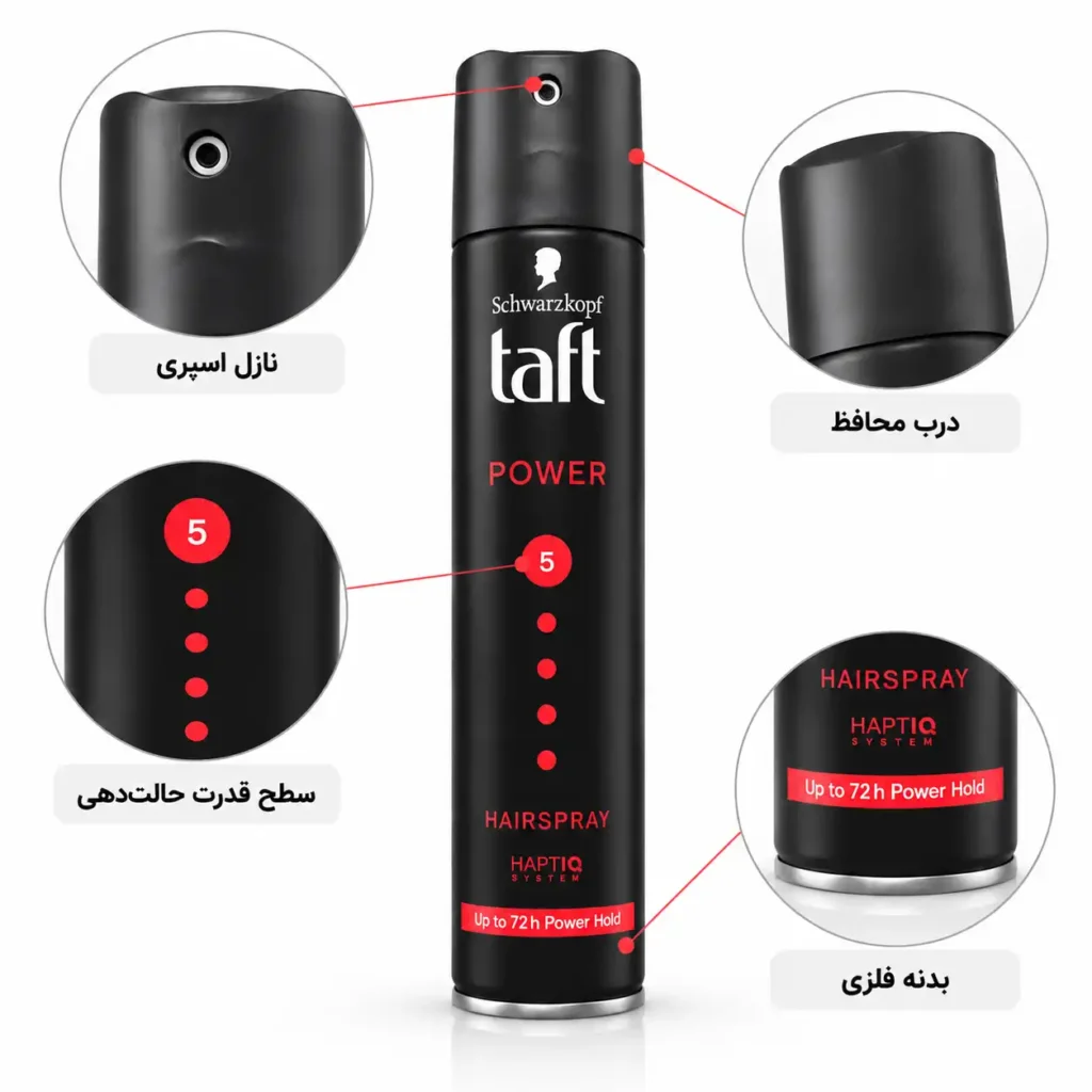 اسپری مو تافت